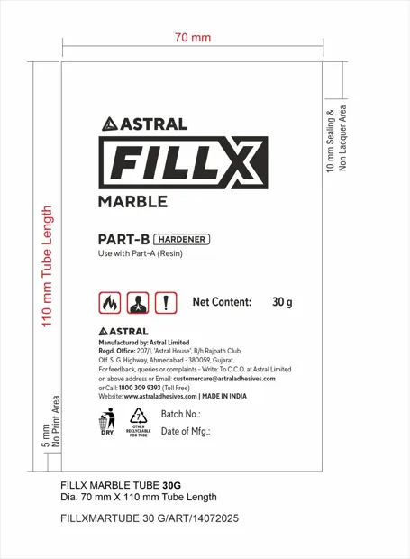 FillX Marble tube, 30 g