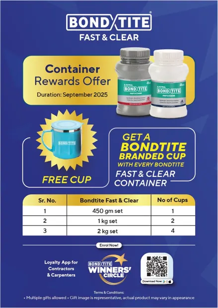 Fast & Clear container rewards
